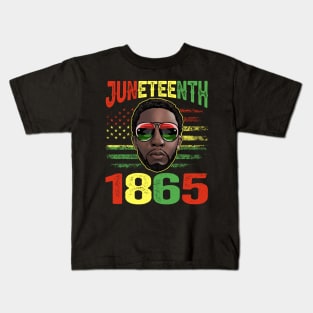 Juneteenth Is My Independence Day Black King Fathers Day Men Kids T-Shirt